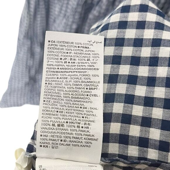 Doen Blue and White Smocked Maxi Sundress - Picture 12 of 12